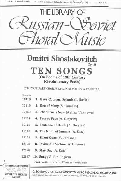 from“10 Songs Op.88”