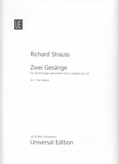 Der Abend Op.34-1