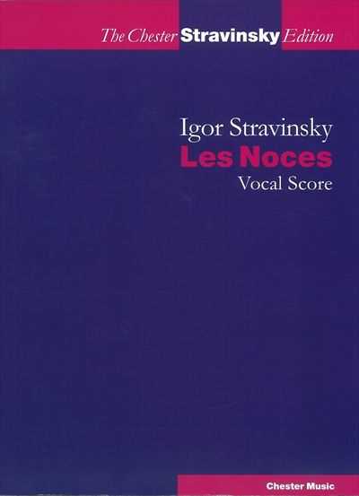 Les Noces (Svadebka) [Vocal Score]