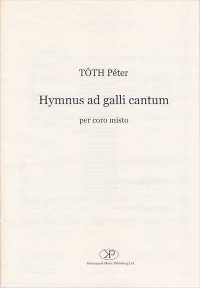 Hymnus ad galli cantum