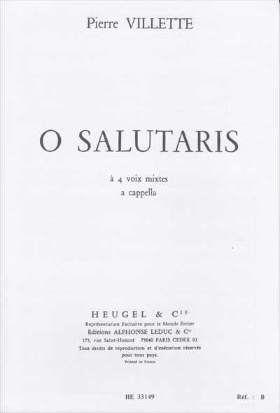 O Salutaris