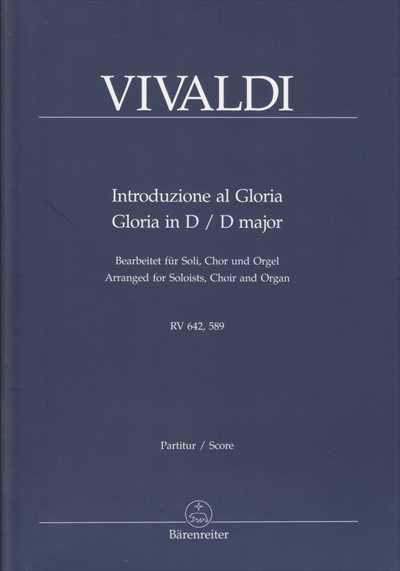 Gloria RV.589 (Choir & Organ version)