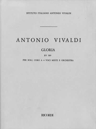 Gloria RV.589 (Malipiero) [Full Score]