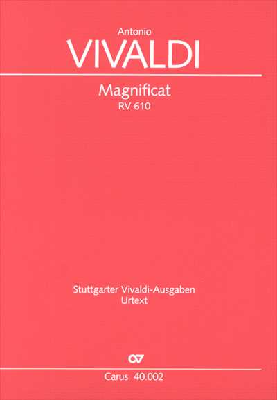 Magnificat RV.610 [Full Score]
