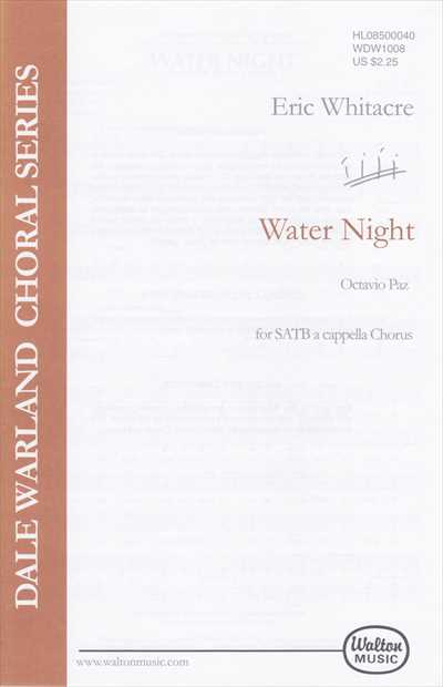 Water Night [SATB]