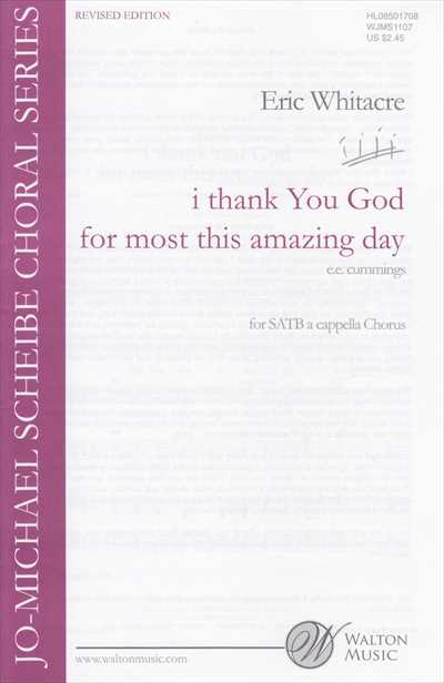 i thank You God for most this amazing day