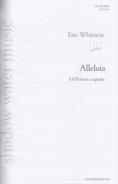 Alleluia [SATB]