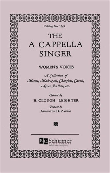 The a cappella singer