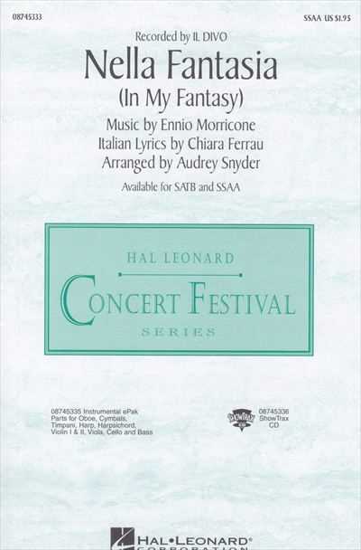 Nella Fantasia (In My Fantasy) [SSAA]