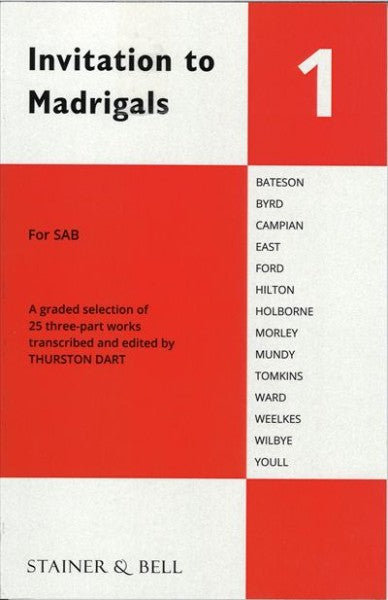 Invitation to Madrigals 1 [SAB]