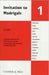 Invitation to Madrigals 1 [SAB]
