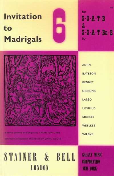 Invitation to Madrigals 6 5&6V