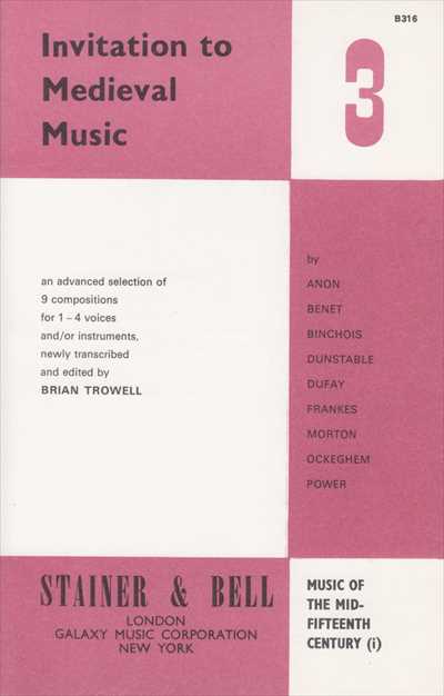 Invitation to Medieval Music 3
