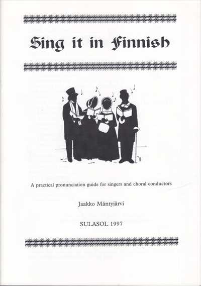 Sing it in Finnish