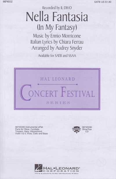 Nella Fantasia (In My Fantasy) [SATB]