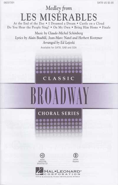 Les Miserables Medley (Choral Medley) [SATB]