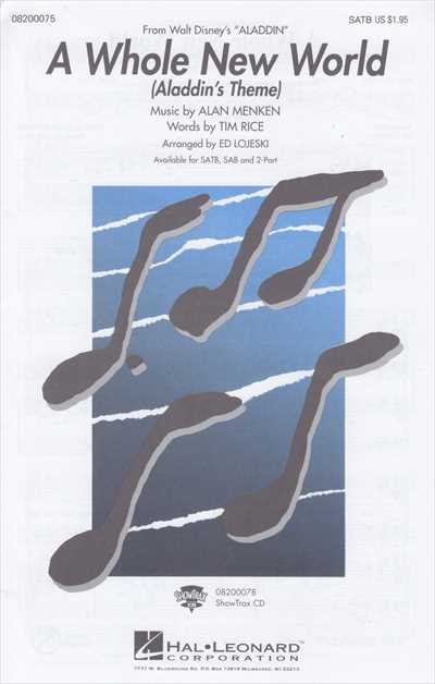 A Whole New World (from Aladdin) [SATB]