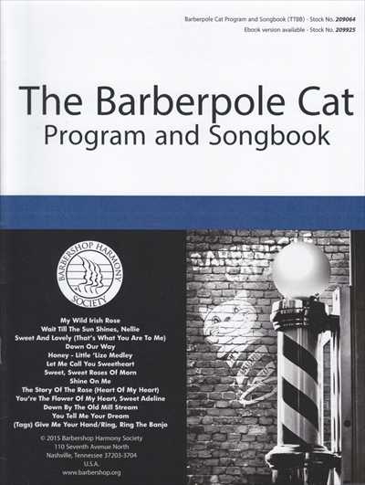 Barberpole Cat Songbook vol.1 (Barberpole Cat Program and So