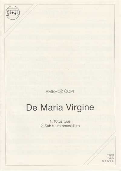 De Maria Virgine