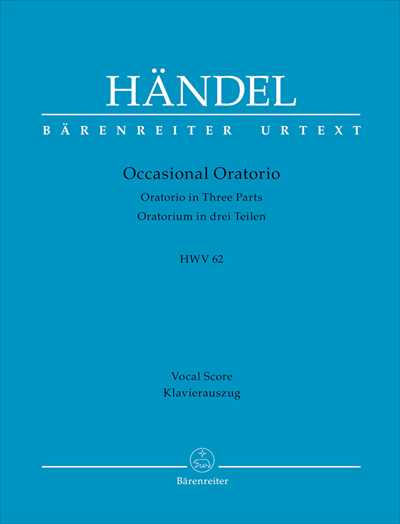 Occasional Oratorio HWV62
