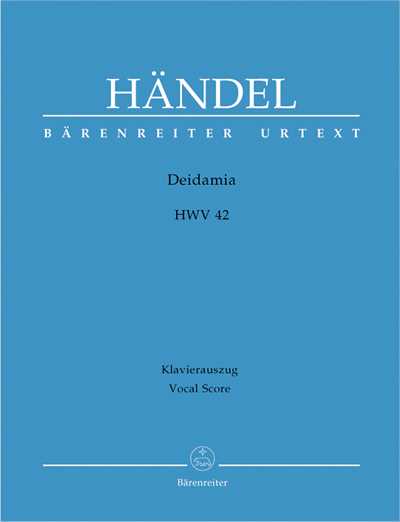 Deidamia HWV 42 [Vocal Score]