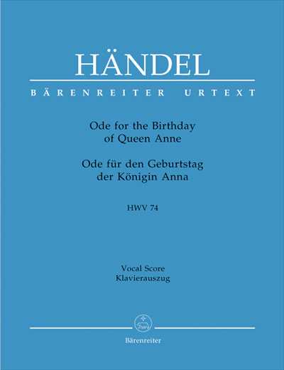 Ode fur den Geburtstag HWV 74