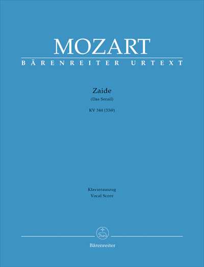 Zaide K. 344 (336b) "Das Serail" [Vocal Score]