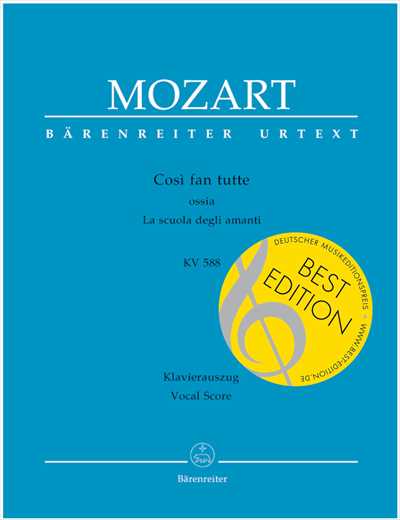 Cosi Fan Tutte K.588 [Vocal Score]