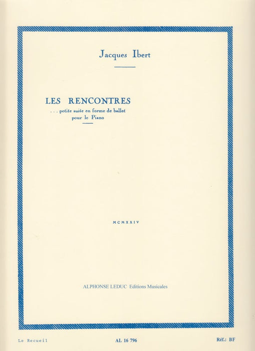 Les Rencontre: Petite Suite en forme de ballet (1924)