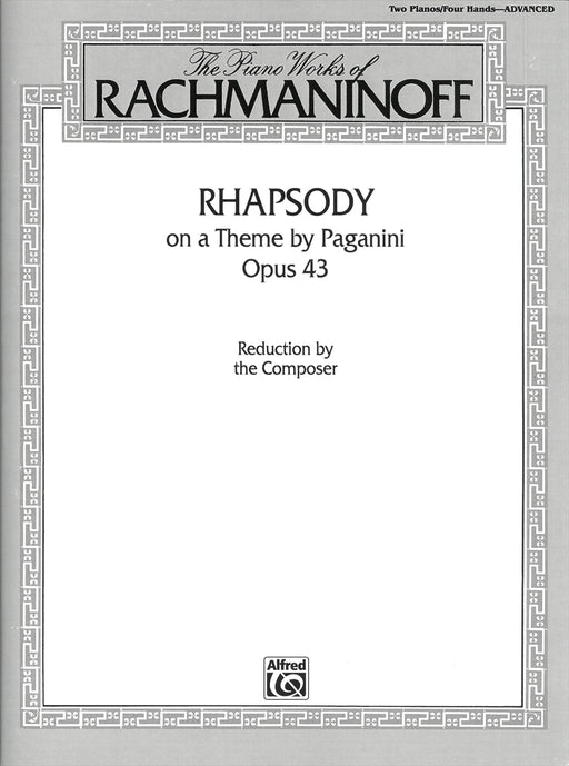 Rhapsody on a Theme by Paganini Op.43