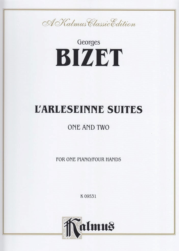 L'Arlesienne, Suites 1 & 2(1P4H) - アルルの女組曲 第1＆第2 (1台4手