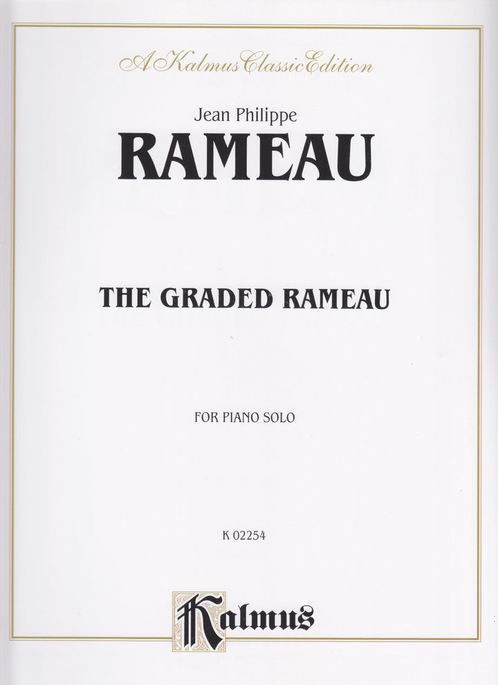THE GRADED RAMEAU - ザ・グレーデッド・ラモー - ラモー — 楽譜専門店 