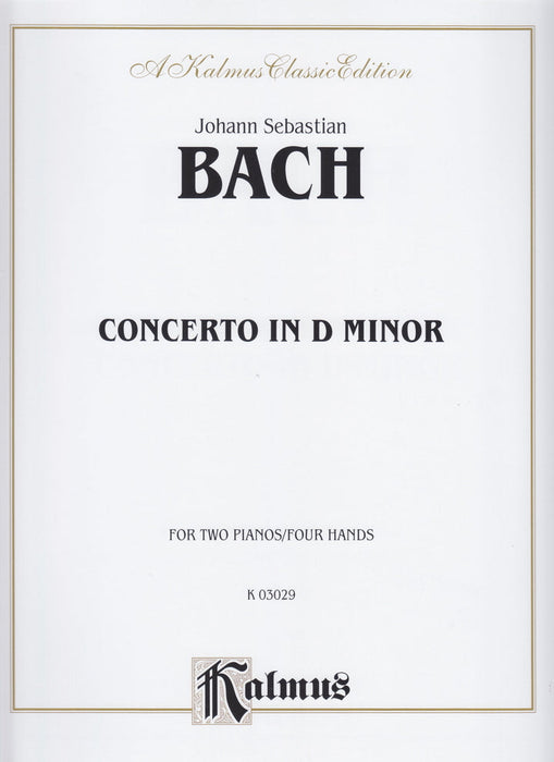 Concerto No.1 BWV1052 in D Minor(PD)
