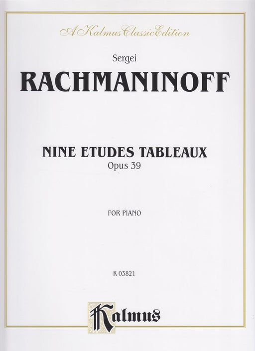 9 Etudes Tableaux Op.39