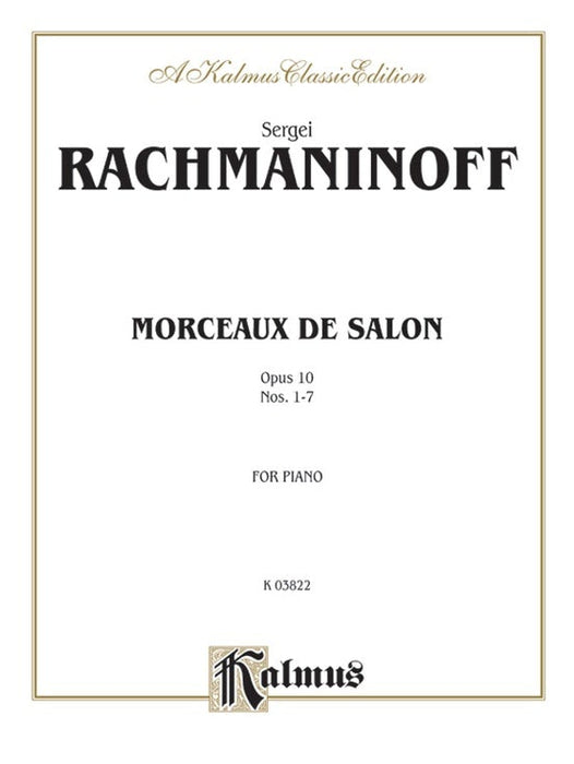 MORCEAUX DE SALON Op.10