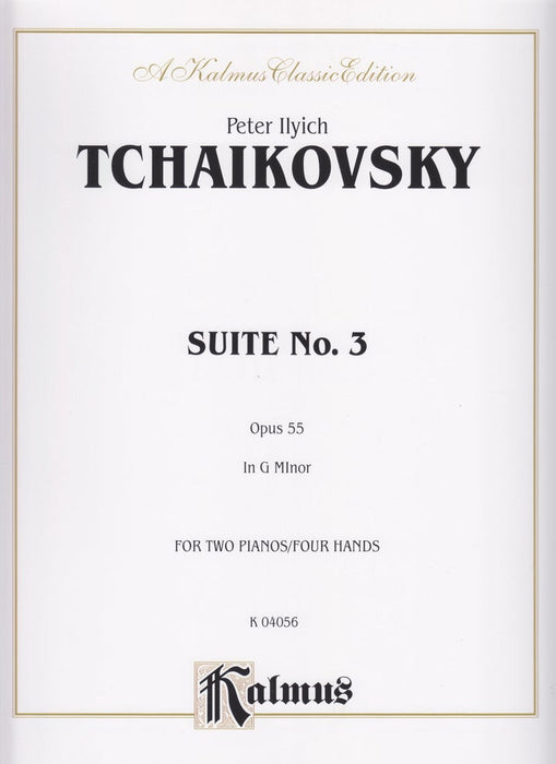Suite No.3 in G Major, Op.55(1P4H)