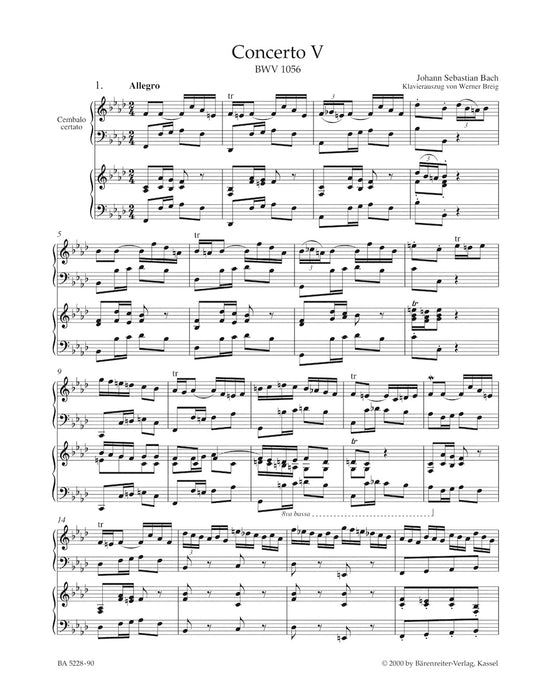 Concerto Nr.5 in f-moll BWV1056