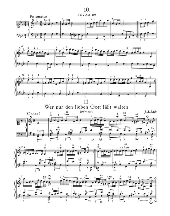 Klavierbuchlein fur Anna Magdalena Bach 1725 　* mit fingersaetzen