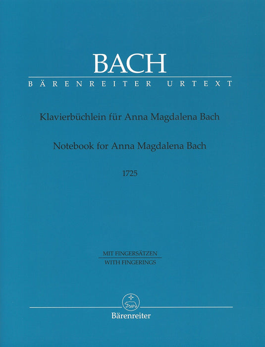 Klavierbuchlein fur Anna Magdalena Bach 1725 　* mit fingersaetzen