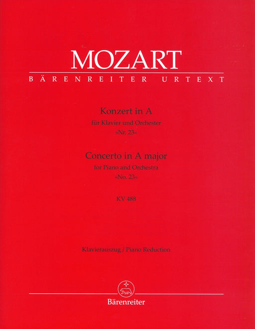 Konzert in A fur Klavier und Orchester Nr.23 KV.488