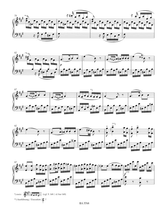 Konzert-Rondo in A fur Klavier KV386