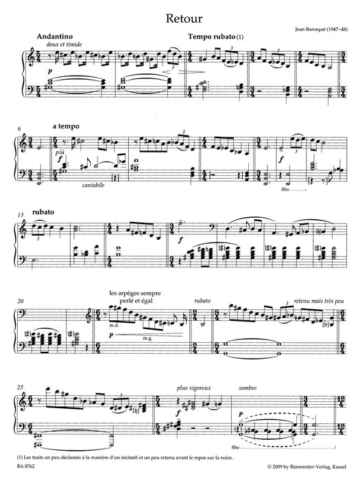 Barenreiter Contemporary Composers Piano Album