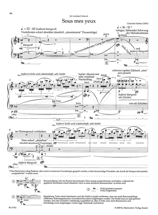 Barenreiter Contemporary Composers Piano Album