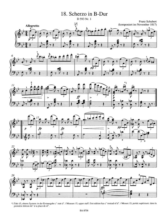バッハ チェンバロ協奏曲 第1〜第7番 楽譜 (ベーレンライター版 