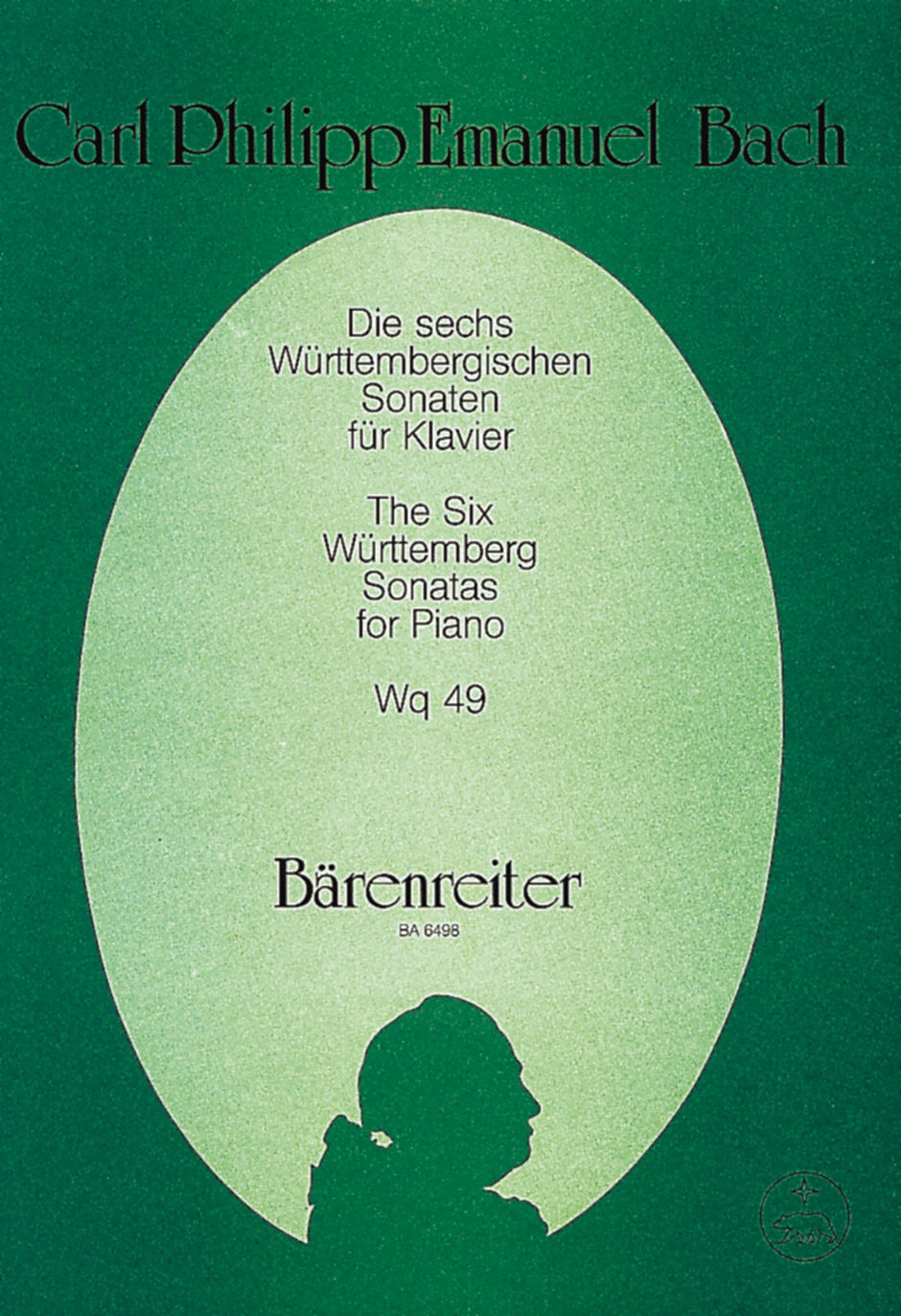 The 6 Wurttemberg Sonatas Wq49 - 6つのヴュルテンベルク・ソナタ - C.P.E.バッハ — 楽譜専門店  Crescendo alle