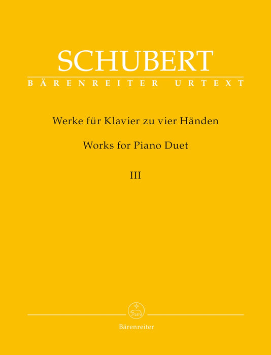 Works for Piano Duet Volume 3(1P4H)