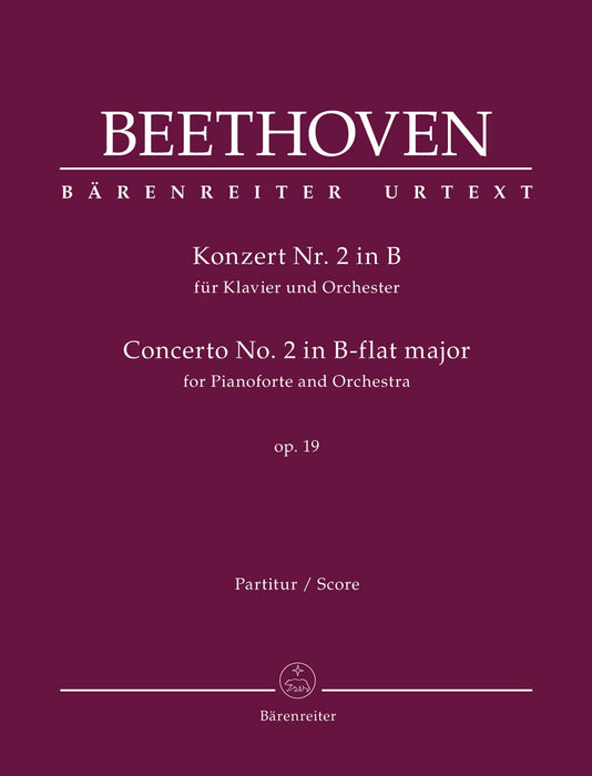 Concerto No.2 B-flat major Op.19 (Score)