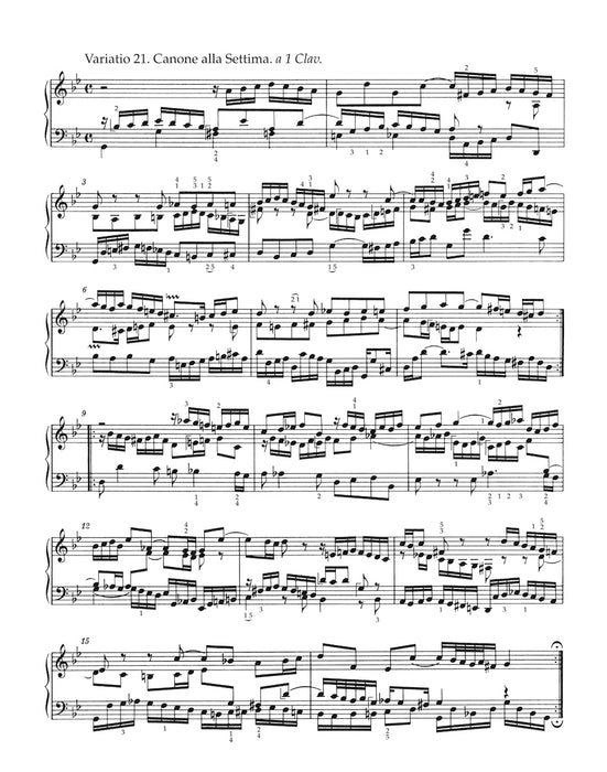 Goldberg-Variationen BWV 988 * mit Fingersaetzen