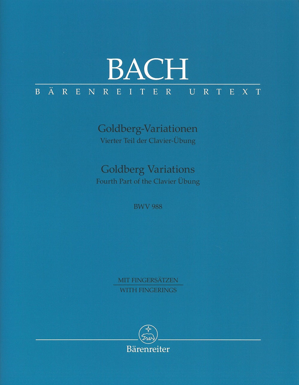 Goldberg-Variationen BWV 988 * mit Fingersaetzen - ゴールド 