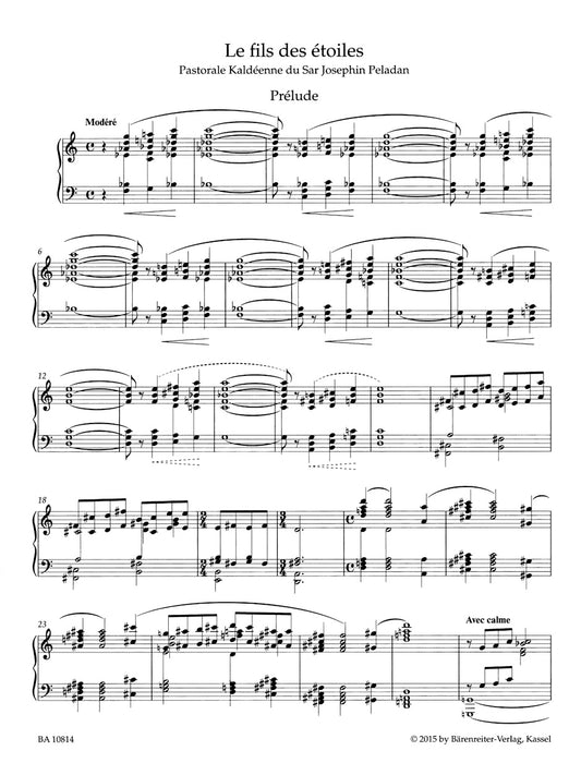 Le fils des etoiles for Piano(Incidental Music)